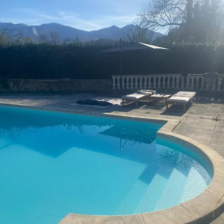 וילה Moulin De La Ribereuille With Pyrenees View And Private Pool